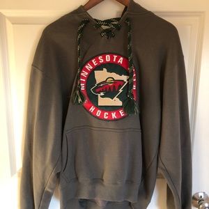 Minnesota Wild Hockey Lace Hoodie